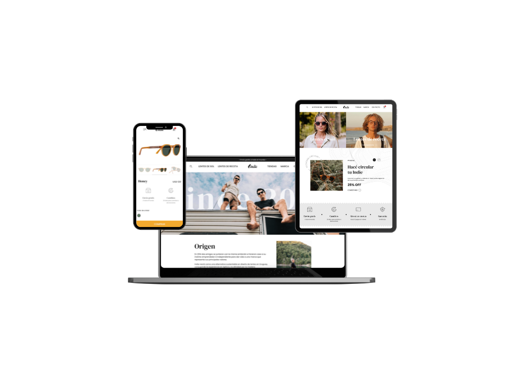 Renovación UX/UI para una marca sustentable y aventurera.