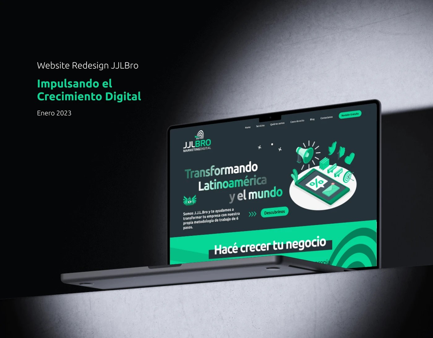 Website Redesign Agencia de Marketing